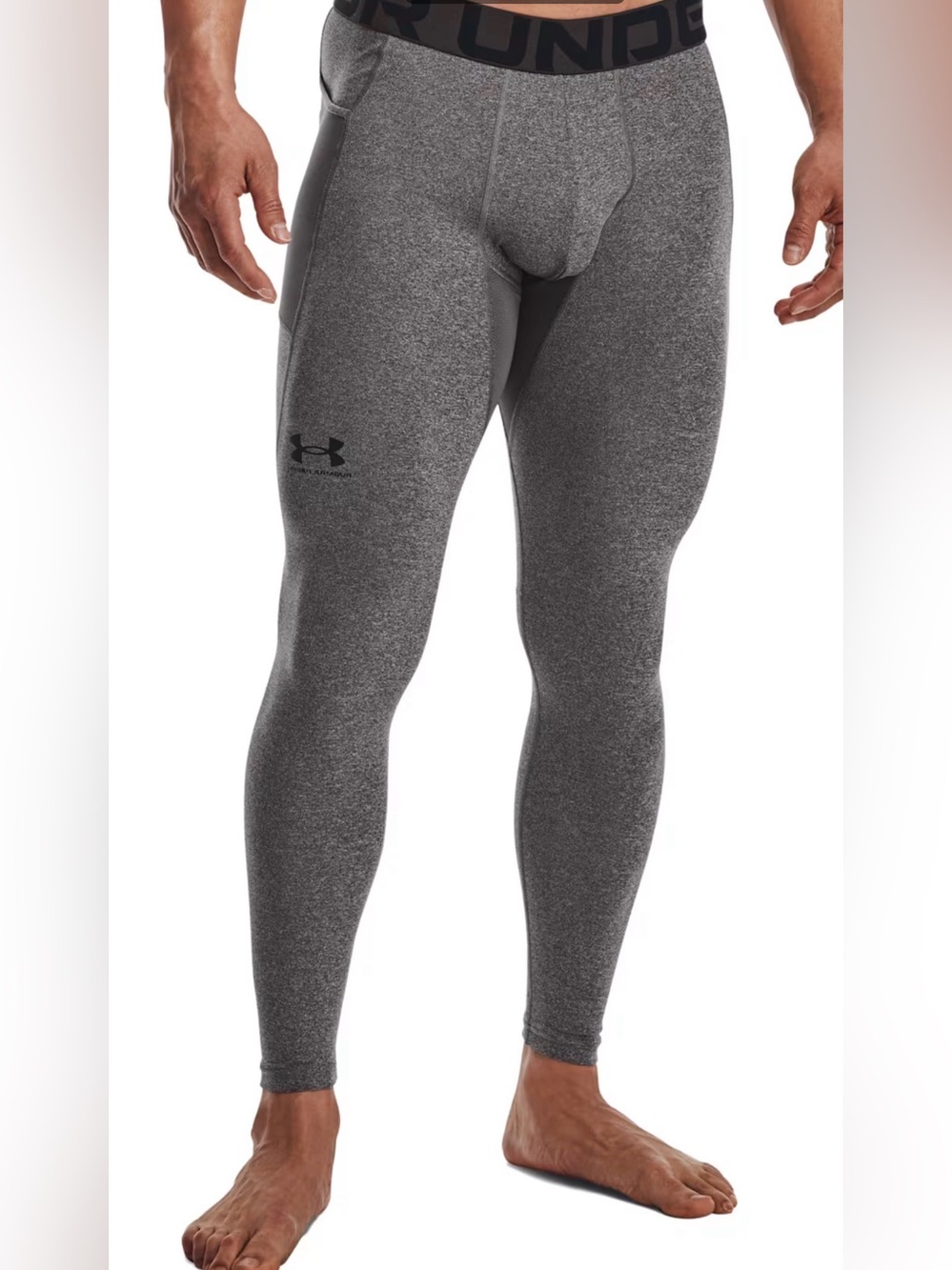 Under Armour ColdGear Base Layer Pocket Leggings for Men (Size Small)